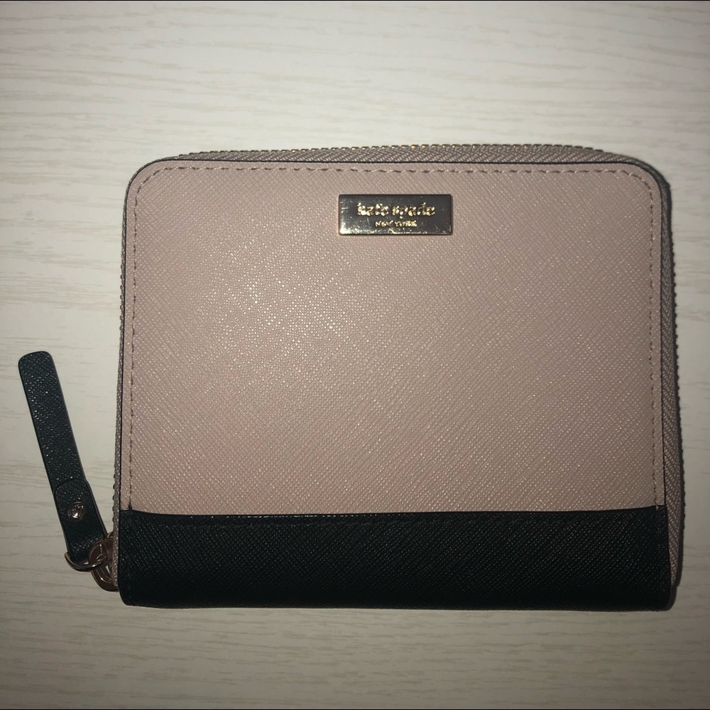 Authentic Kate Spade Pink/Black Wallet